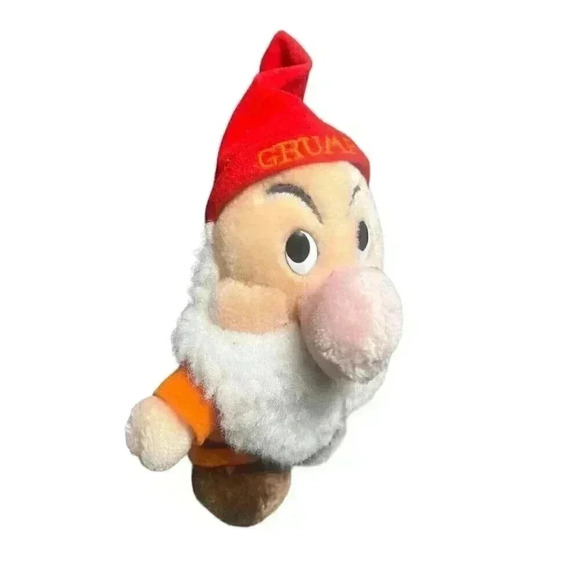 Disneyland Walt Disney Snow White & the Seven Dwarfs GRUMPY 8" Plush Doll - Picture 9 of 11